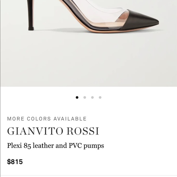 Gianvito Rossi Plexi Heels 85 - Picture 6 of 6
